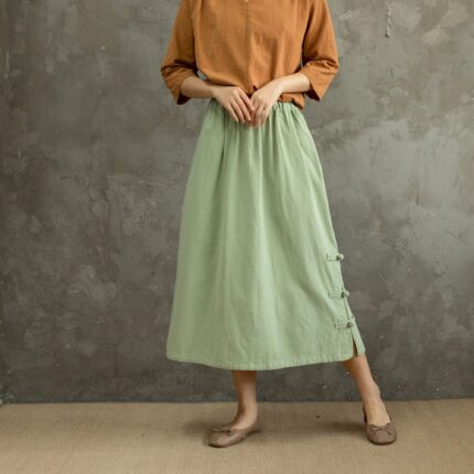 Cotton Pants Cozy Walk Pants for Peaceful Moods F504